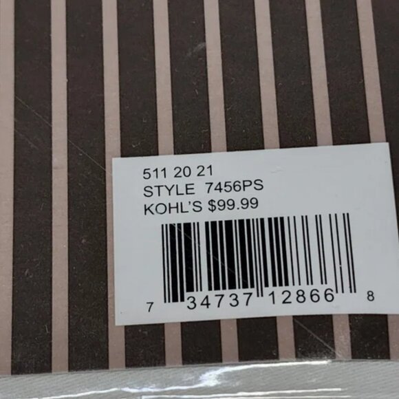 KOHL'S embroidered ivory 4 piece pillow and shams set NWT - Picture 4 of 6